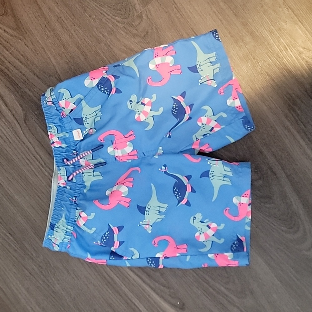 Cat & Jack Dinosaur Swim Trunks, size XS, 4/5